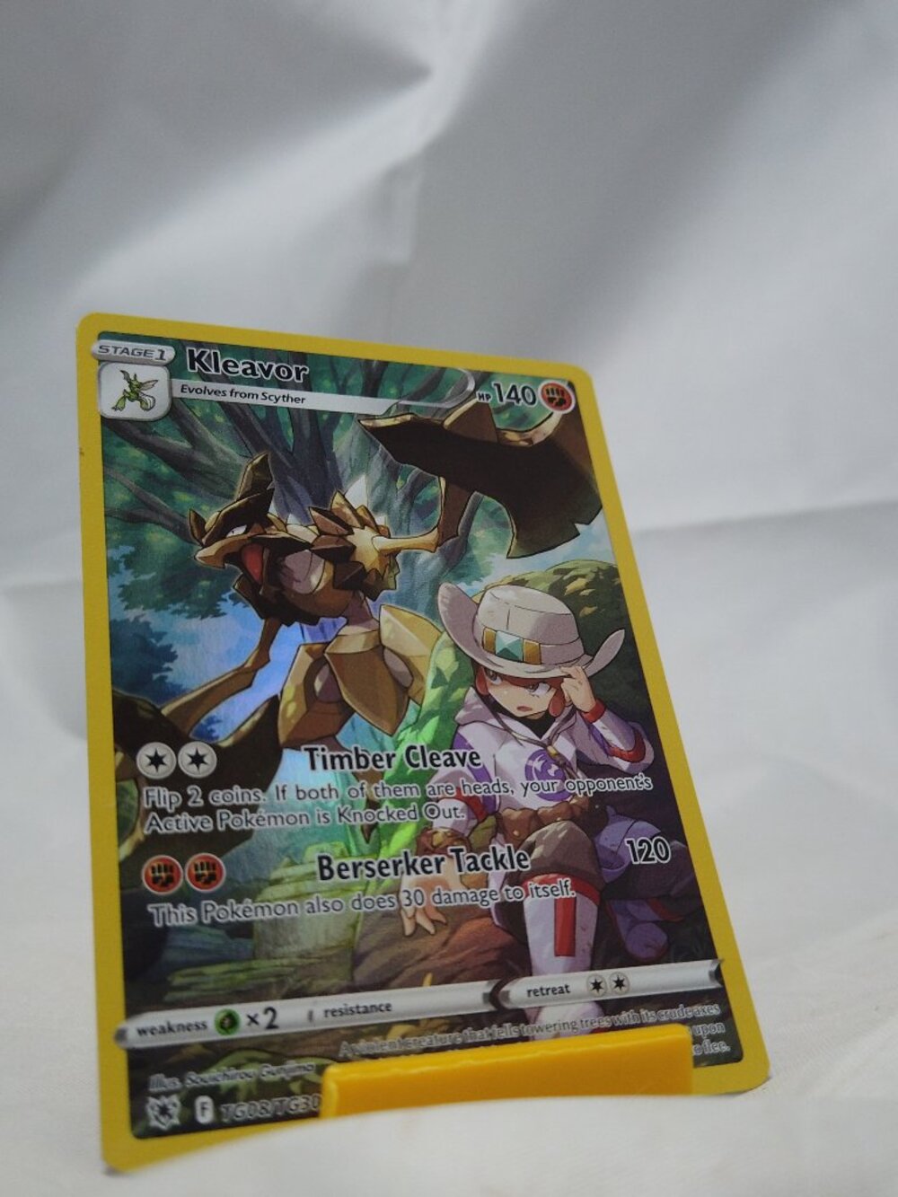 Pokemon Kleavor TG08/30 Astral Radiance Trainer Gallery Trainer Gallery Rare Hol